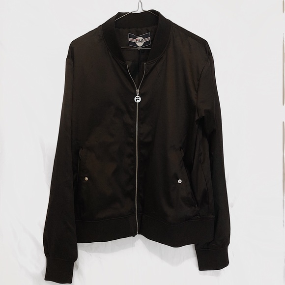 FILA black bomber jacket - Picture 3 of 3